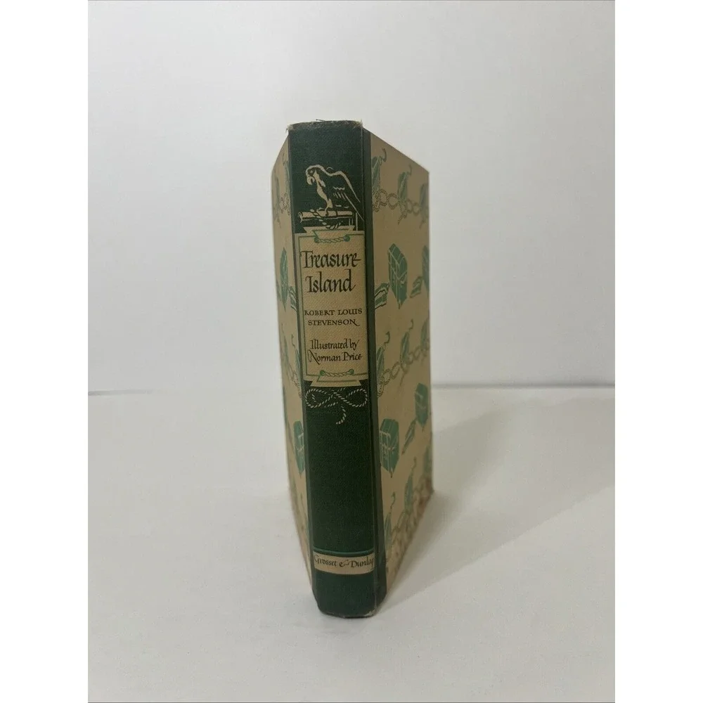 VINTAGE Treasure Island by Robert L Stevenson Junior Library HB 1947 Illustrated